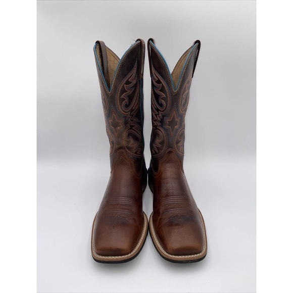 MEN'S Ariat Ricochet Western Boot Brown Size 9D - Picture 2 of 8